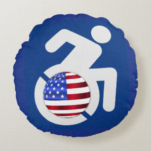 Coussins Ronds États-Unis handicapés
