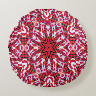 Coussins Ronds Étoile de Noël.....