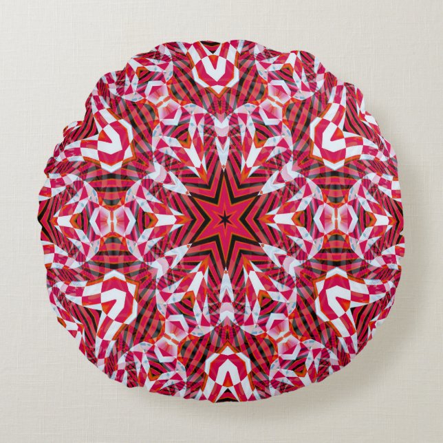 Coussins Ronds Étoile de Noël..... (Devant)