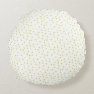 Coussins Ronds Étoiles Minuscules Fantaisistes Motif Sans Couture