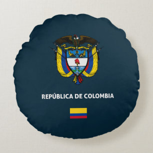 Coussins Ronds Étui de téléphone pour passeport de Colombie