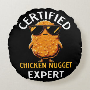 Coussins Ronds Expert certifié en nuggets de poulet