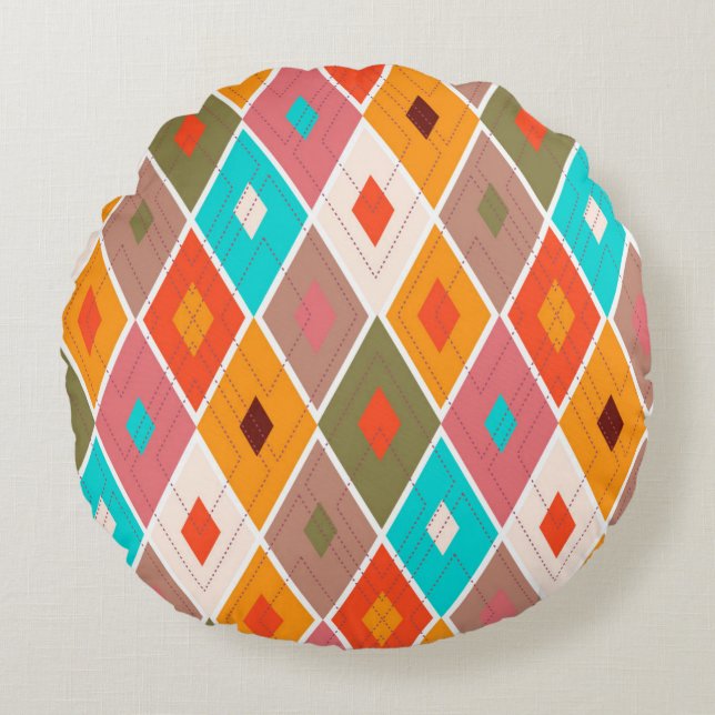 Coussins Ronds Famous Colour Round Pillow (Devant)