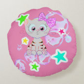 Coussins Ronds Fan Kitten (Dos)