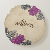 Coussins Ronds Faveur de la servante Vintage rustique (Devant)