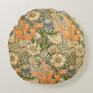Coussins Ronds Festival de fleurs de William Morris Spring Compto
