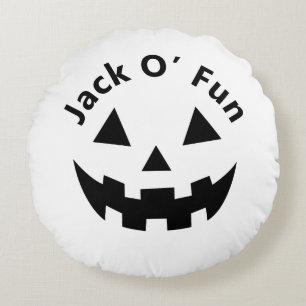 Coussins Ronds Fête d'anniversaire Halloween Jack O' Fun Citrou