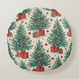 Coussins Ronds fête de noël