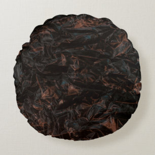 Coussins Ronds feuilles Brown séchés au sol