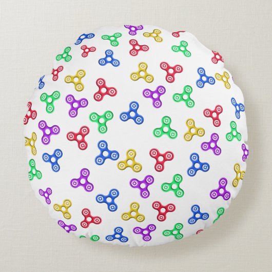 Coussins Ronds Fidget Spinners (Devant)