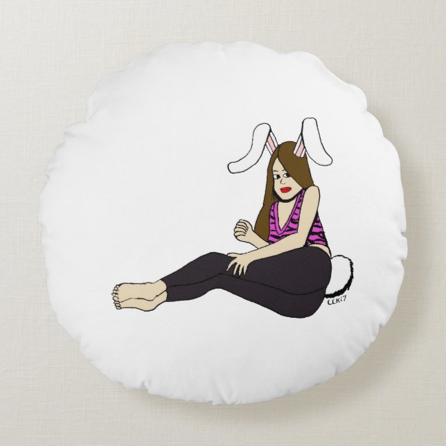 Coussins Ronds fillette (Devant)