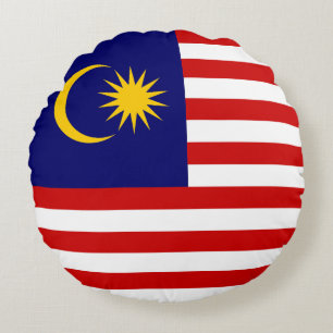 Coussins Ronds Flag malaisien