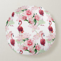 Flamant rose rose : Élégance Motif sans couture