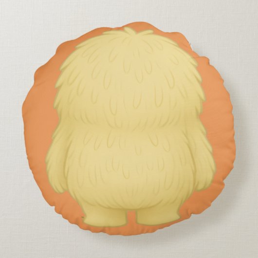 Coussins Ronds Flauschi Kissen – Das Empathie-Monster (Dos)