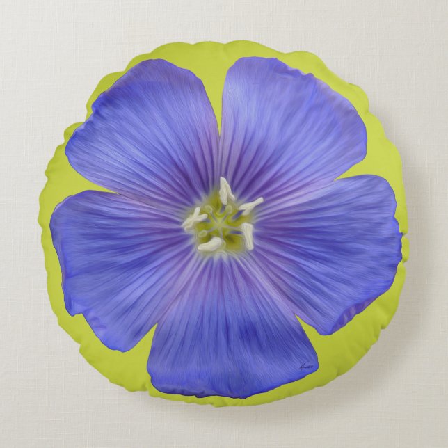 Coussins Ronds Flèche bleue n° 1 (Devant)