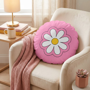 Coussins Ronds Fleur