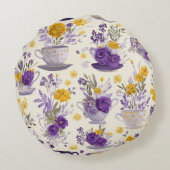Coussins Ronds Fleur dansante (Dos)