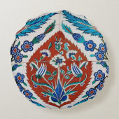 Coussins Ronds Fleur de céramique turque (Dos)