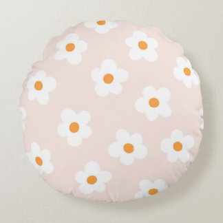 Coussins Ronds Fleur mignonne