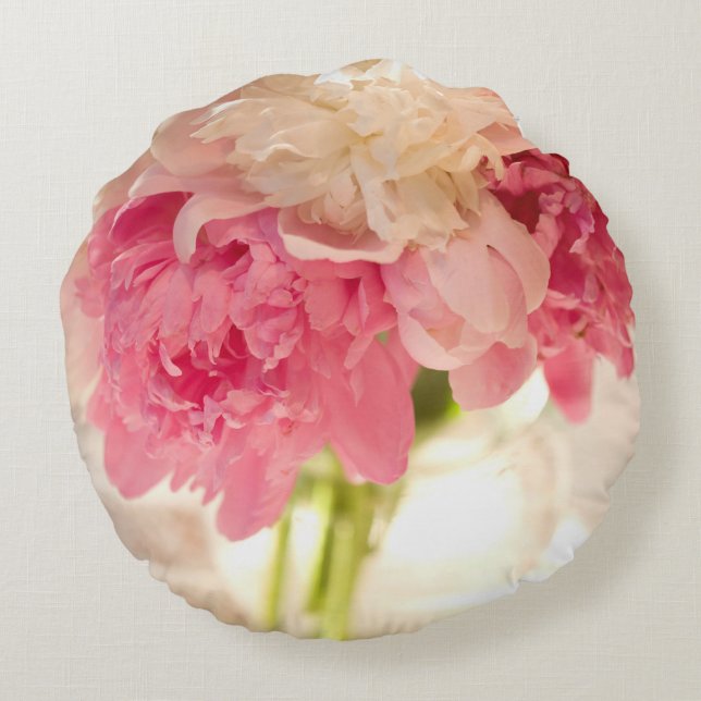 Coussins Ronds Fleurs (Dos)
