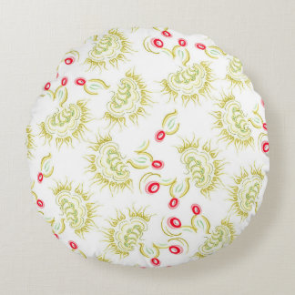 Coussins Ronds Fleurs de cactus