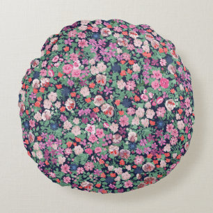 Coussins Ronds Fleurs de printemps : impression plante transparen