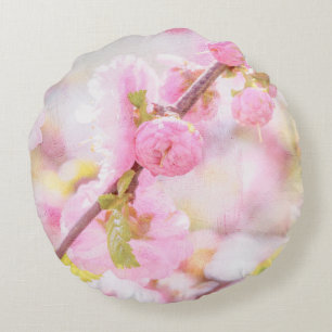 Coussins Ronds Fleurs de sakura roses - Fleur de cerisier japonai