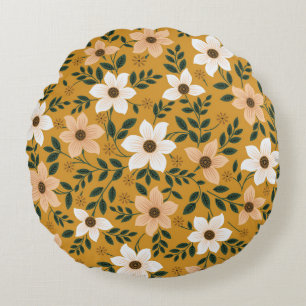 Coussins Ronds Fleurs traditionnelles : Muster Motif sans couture