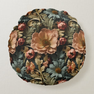 Coussins Ronds Floral Patern v4