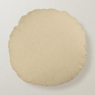 Coussins Ronds Fond de sable naturel doux