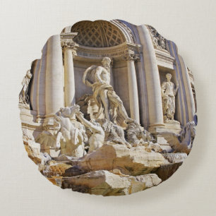 Coussins Ronds Fontaine de Trevi Rome Photographie