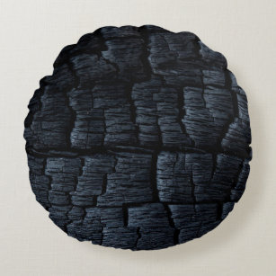 Coussins Ronds Fonte de combustion de frêne de charbon de charbon