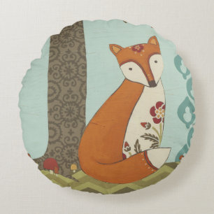 Coussins Ronds Forêt Whimsy III