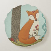 Coussins Ronds Forêt Whimsy III (Dos)