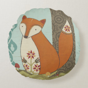 Coussins Ronds Forêt Whimsy IV