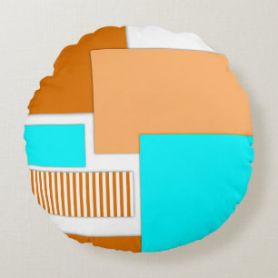 Coussins Ronds Formes géométriques découpées en papier