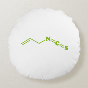 Coussins Ronds Formule moléculaire de l'isothiocyanate de Wasabi