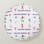 Coussins Ronds Fou de la gymnastique (Dos)