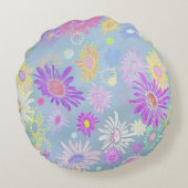 Coussins Ronds Fouillis À L'Intérieur/À L'Extérieur Oreillers À J (Dos)