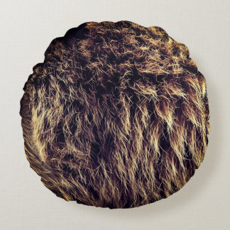 Coussins Ronds Fourrure d'ours