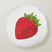 Coussins Ronds Fraise (Dos)