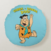 Coussins Ronds Fred Pierrafeu Yabba-Dabba-Doo! (Devant)