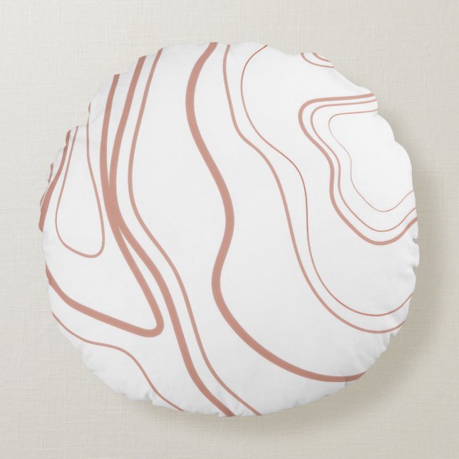 Coussins Ronds Fun Pink Pillow (Devant)