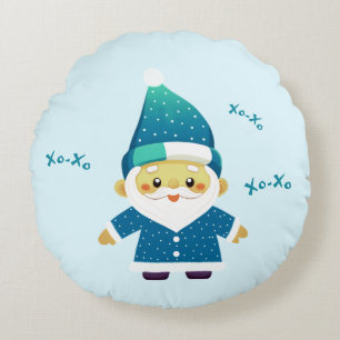 Coussins Ronds Funny Père Noël