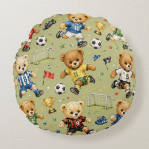 Coussins Ronds Future Footie Star Team Teddy