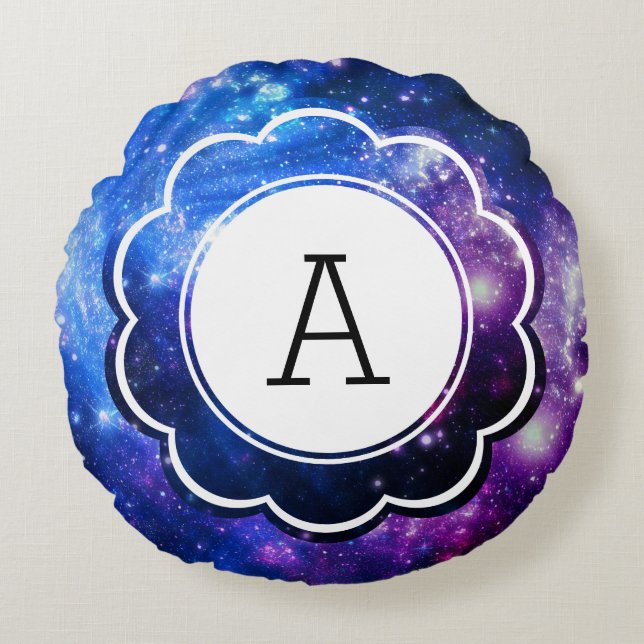 Coussins Ronds Galaxy Initial (Devant)