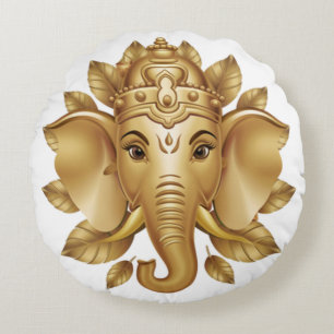 Coussins Ronds Ganesha 3