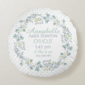 Coussins Ronds Garde de la couronne de fleurs (Devant)