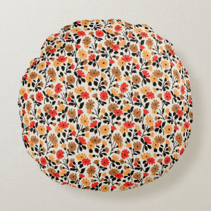 Coussins Ronds Gardes de Art pattern