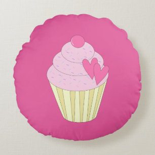 Coussins Ronds Gâteau décoré illusima